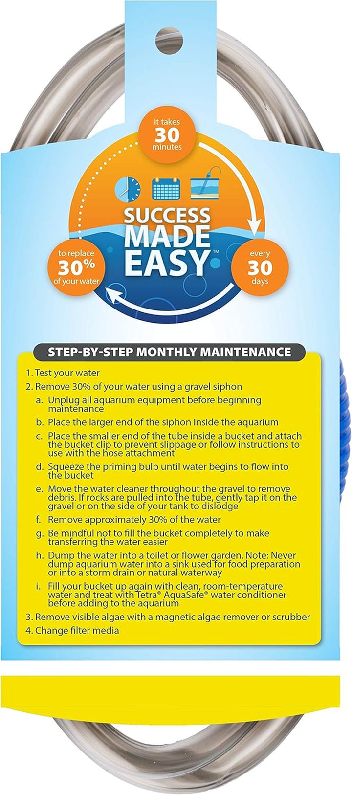 Water Cleaner Gravel Siphon for Aquariums, Easily Clean Freshwater Aquariums