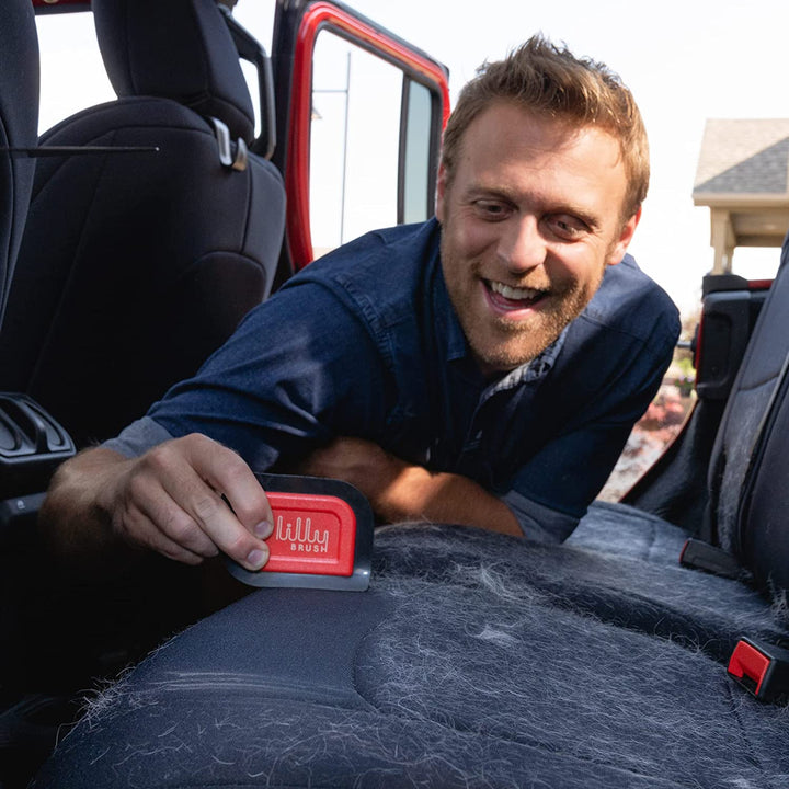 Mini Pet Hair Detailer | Reusable Fur Remover for Car Interior, Carpet, Couch & Furniture