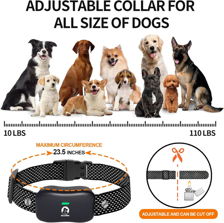Wireless Dog Fence System for 2 Dogs - up to 3500Ft Adjustable Electric Fence,Waterproof Training Collar Rechargeable,Pet Containment System for Large Medium Dogs