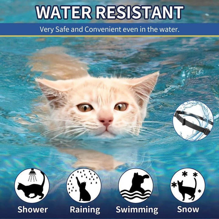 4 Pack Flea Collar for Cats, 32 Months Flea and Tick Prevention for Cat, Waterproof Natural Cat Fleas and Ticks Treatment, Adjustable Fleas and Ticks Collar for Cats Kittens(4 Colors)