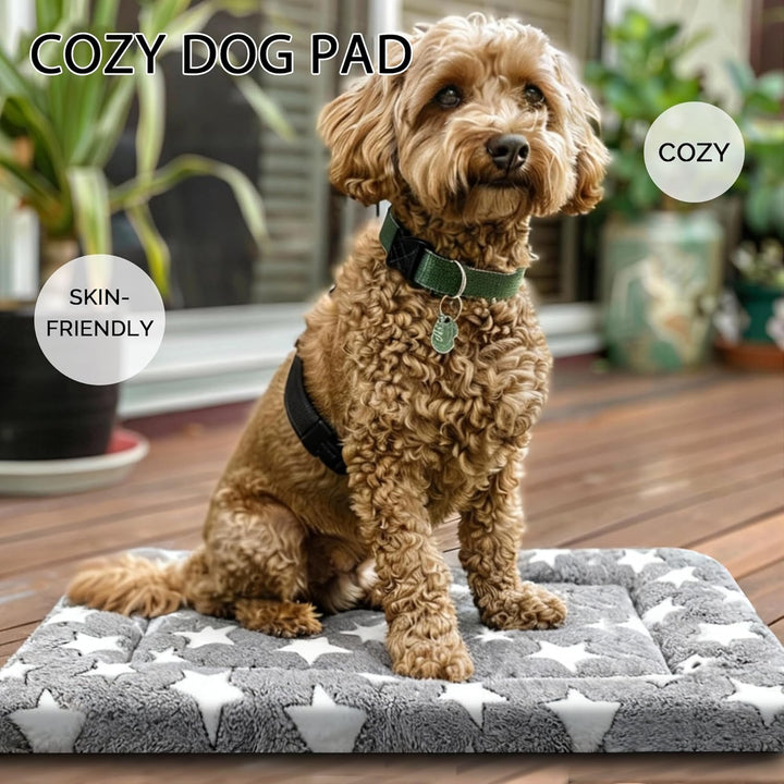 Dog Bed Mat - Dog Crate Pad - Reversible Dog Mat for Pet Comfort - Soft Bed Crate Pads with Dual-Sided Design for All Seasons - Durable, Machine Washable Mat for Crates, Travel, and Home