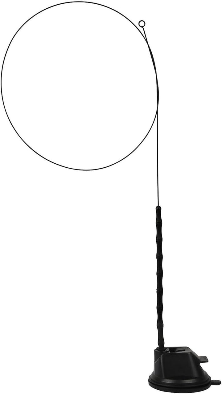 Interactive Bird Simulation Cat Toy Set, Interactive Cat Toys for Indoor Cats, Cat Feather Toy, Self-Holding Suction Base, 5 Replacement Birds, Feathers & Bells, Realistic Bird Impression