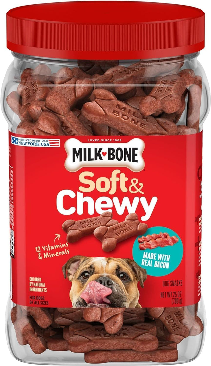 Soft & Chewy Dog Treats, Beef & Filet Mignon Recipe, 25 Ounce