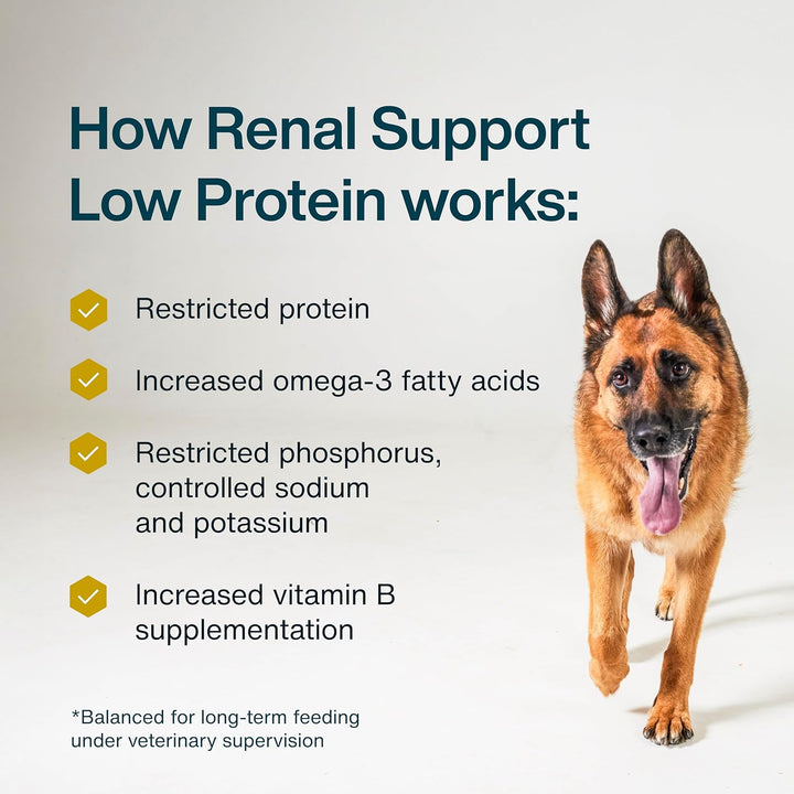 Renal Support Low Protein Dog Food for Kidney Health, Fresh Frozen Human Grade Dog Food, Rx, 18 Oz (Pack of 21)