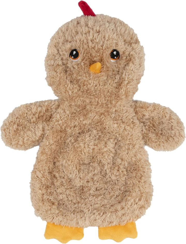 Interactive Squeaky Dog Chew Toy, Ideal Dog Toys for Chewers, Small, Medium & Large Dogs, and Fetch Lovers - Crinkle Duck (Yellow), Large