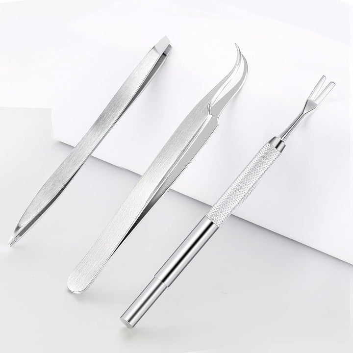 Tick Remover Tool Set - Stainless Steel Tick Remover Kit for Cats Dogs and Humans(Pack of 3)
