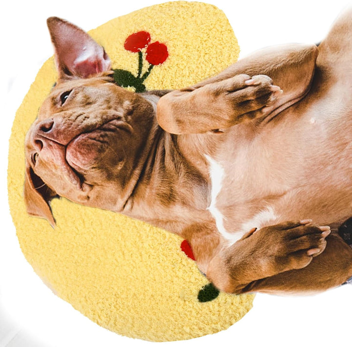 Dog Pillow for Small Dogs, U Shaped Dog Neck Calming Pillow for Joint Relief Sleeping Improve, Machine Washable Pet Pillow for Dogs & Cats(Halloween)