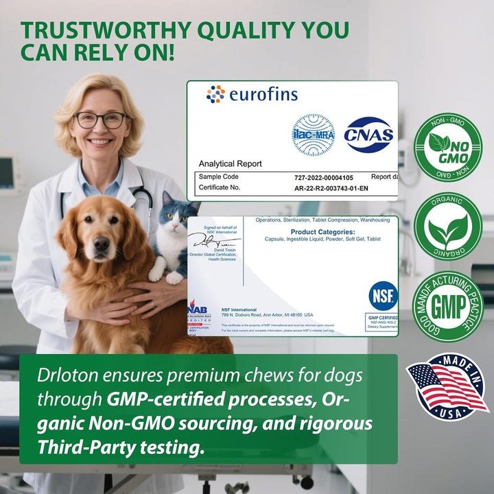 Flea and Tick Prevention for Dogs Chewables - 180 Treats - Natural Dog Flea and Tick Treatment Chewable Supplement for All Breeds & Ages - Soft Chews - Chicken Flavor