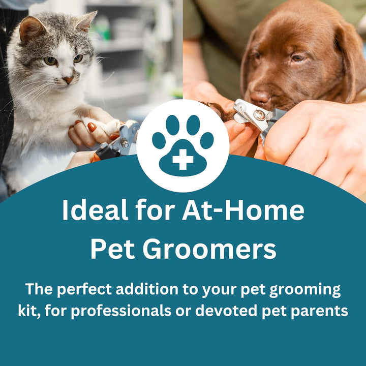 5 Oz Styptic Powder for Dogs, Cats & Birds Stops Bleeding– Quick Blood Clotting for Nail Clipping, Minor Cuts, Tail Docking & Wing Clipping – Pet First Aid Hemostatic Powder with Sealed Top & Scoop