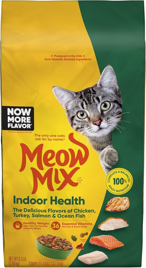 Indoor Health Dry Cat Food, 6.3 Pound Bag