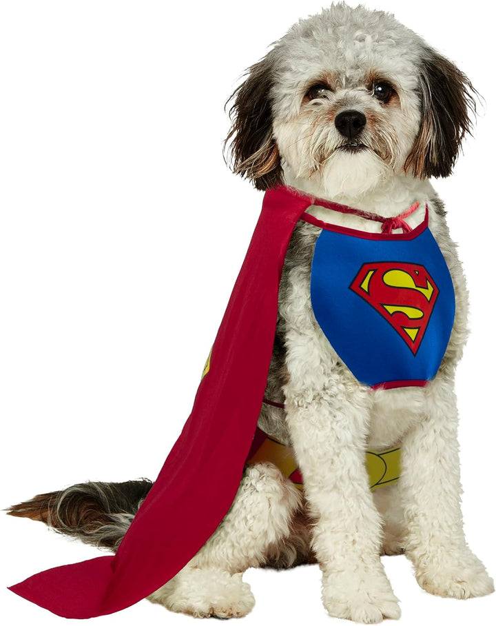 DC Comics Superheroes: Superman Pet Costume for for Dogs or Cats by , XL