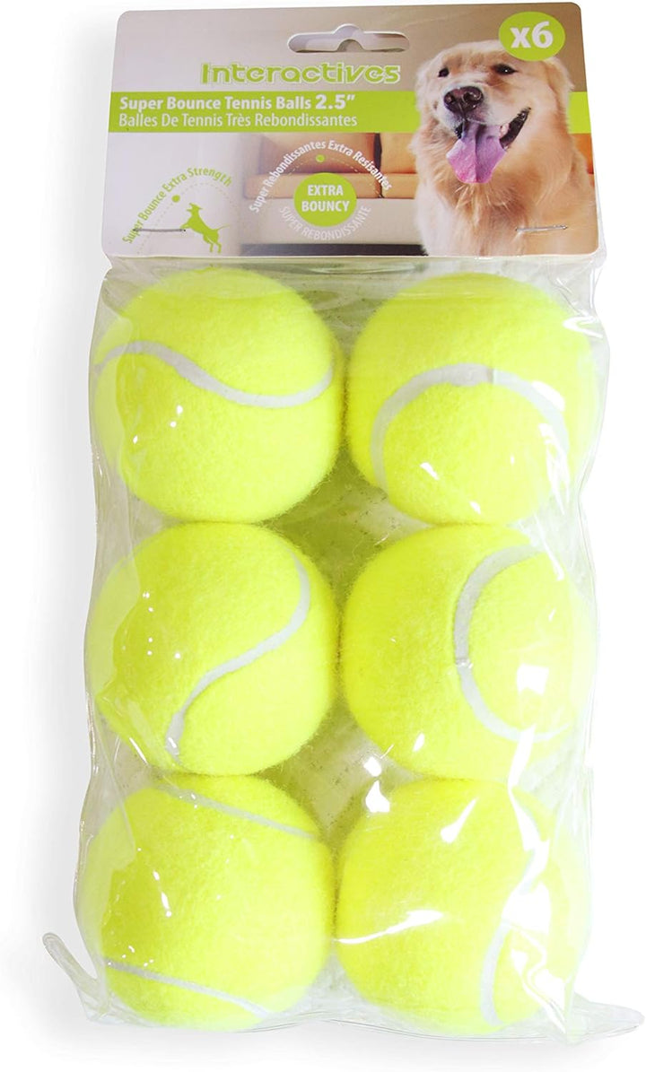 Dog Automatic Ball Launcher for Large Dogs Ball Thrower Machine Outdoor Indoor Use Interactive Dog Toy Adjustable Distance 10-40Ft - Included 6 PCS 2.5” Tennis Balls and a Whistle