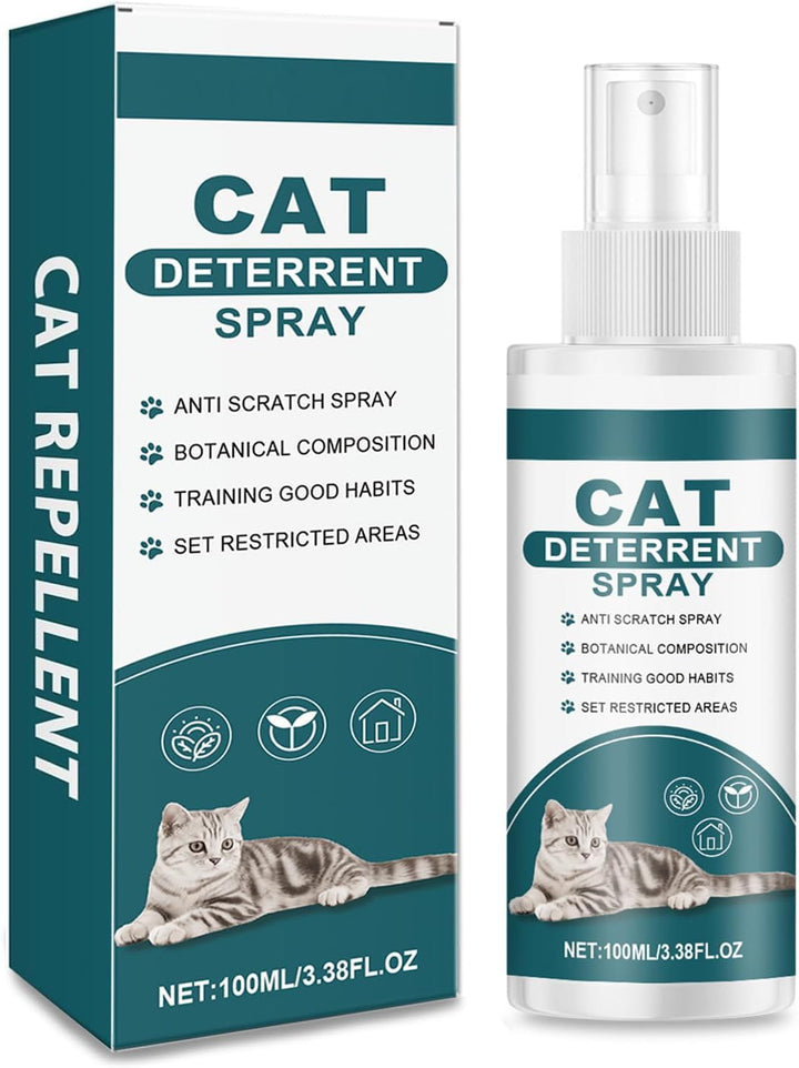 Cat Deterrent Spray,Natural Safe Upgraded Scratch Deterrent Training Aid for Furniture,Sofas,Rugs,Curtain Protection
