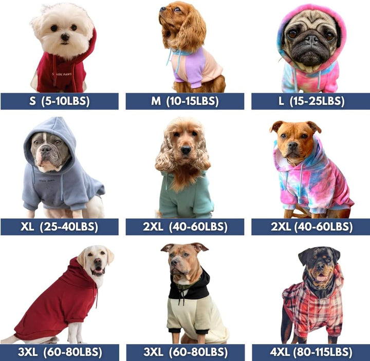 Dog Hoodie – Premium Dog Sweater for Small, Medium, and Large Dogs | Warm Outfits for French Bulldogs, Pitbull, Puppy, Winter Jacket Alternative - Cyber Punk - 3XL