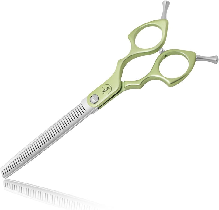 Dog Grooming Scissors, Curved Scissors for Dog Grooming, 6.5 Inch, 30 Degree of Curved Blade,Light Weight, Pet Shears for Trimming Face and Paws.