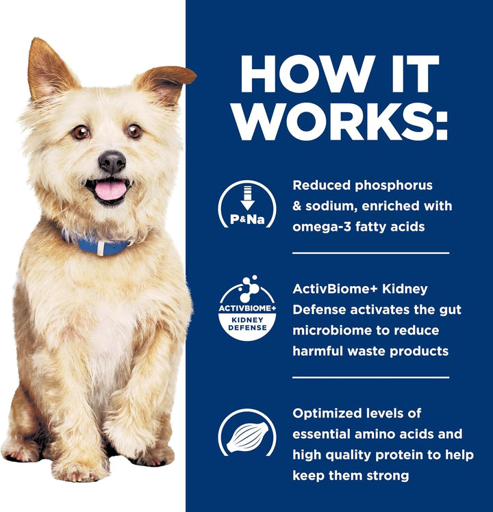 K/D Kidney Care with Chicken Dry Dog Food, Veterinary Diet, 8.5 Lb. Bag