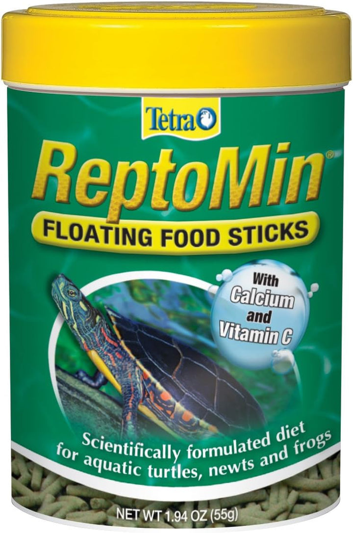 Reptomin Floating Food Sticks, for Aquatic Turtles, Newts and Frogs, 1.43 Pounds