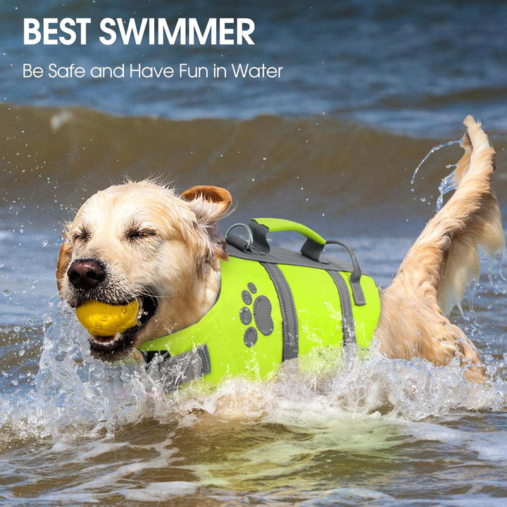 XS Dog Life Jacket, Puppy Life Jackets for Small Dogs, Small Doggie Life Vest for Swimming, Lightweight Extra Small Dog Swim Vest with Handle, Puppy Life Vest for Boating, Cat Lifevest