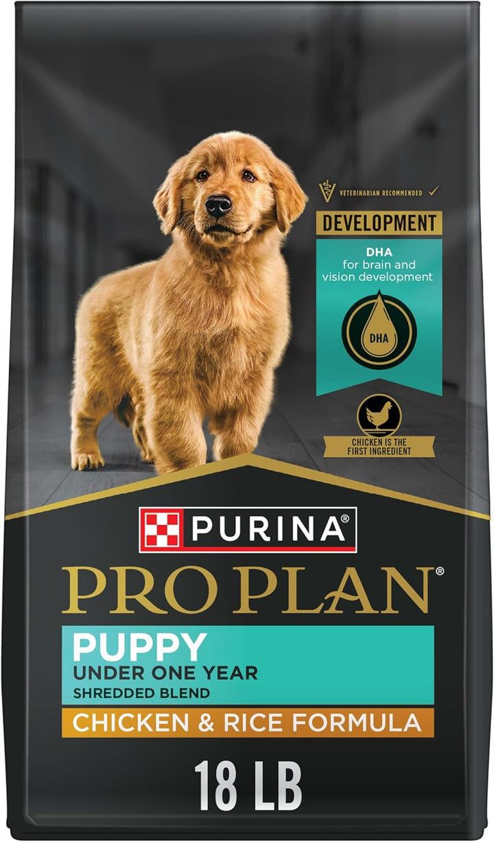 High Protein Dry Puppy Food, Chicken and Rice Formula - 6 Lb. Bag