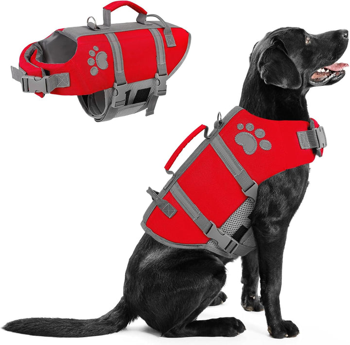 XS Dog Life Jacket, Puppy Life Jackets for Small Dogs, Small Doggie Life Vest for Swimming, Lightweight Extra Small Dog Swim Vest with Handle, Puppy Life Vest for Boating, Cat Lifevest