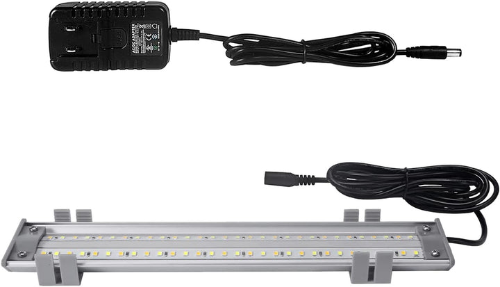 Happybird Lighting Bird Cage Light with Chew Guard - Full Spectrum LED Pet Light - Simulates Natural Environment - Safe for Hookbill Birds – Easy to Install - (24" Long)