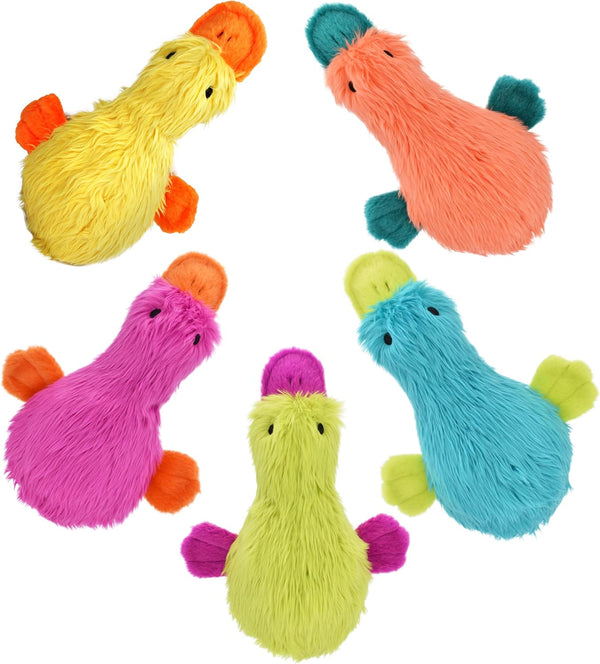 Duckworth Plush Filled Dog Toy, Assorted Colors, (Pack of 1)