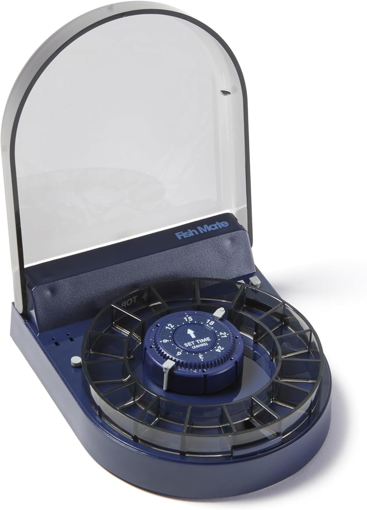 14-Feed Automatic Aquarium Fish Feeder (F14) - Timer Controlled for Precise Reliable Feeding, Vacation or Daily Use with Included Clamps, Serves up to 14 Meals