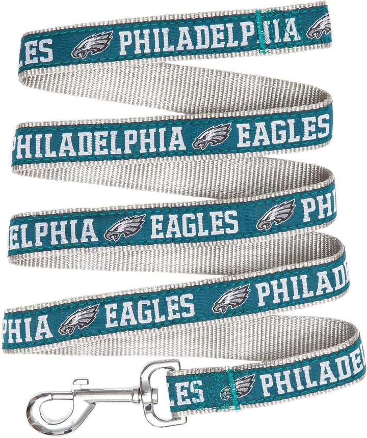 NFL PET Leash Philadelphia Eagles Dog Leash, Large Football Team Leash for Dogs & Cats. a Shiny & Colorful Cat Leash & Dog Leash Licensed by the NFL