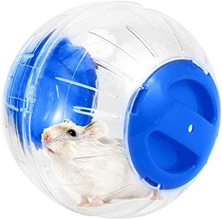 Mini New Cute Dwarf Hamster Running Ball 4.7 Inches Crystal Ball for Hamsters Small Silent Exercise Wheel Small Cage Accessories Suitable for Hamsters Less than 4 Inches 10 Cm in Length (Pink)