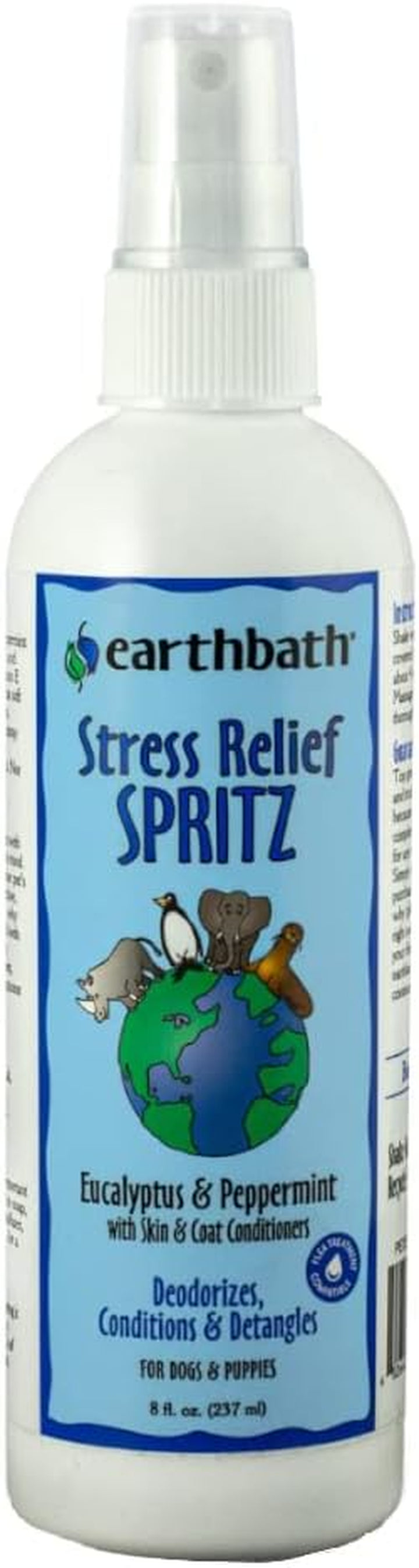 , Vanilla & Almond 3-In-1 Dog & Puppy Deodorizing Spritz - Dog Odor Eliminator for Strong Odor, Cruelty-Free Dog Cologne, Dog Wash Spray, Made in USA, Dog Bathing Supplies - 8 Oz (1 Pack)