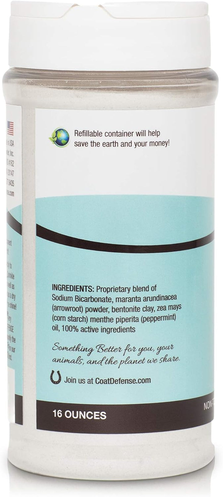 Daily Preventative Powder for Horses - Safe & Effective Equine Skin Conditioner Sweet Itch, Skin Funk, & Rain Rot - Dry Horse Shampoo, 16 Oz Formula with All Natural Ingredients