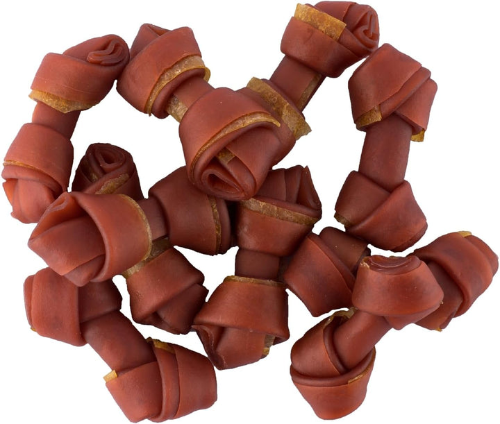 Mini Chews with Real Beef 24 Count, Rawhide-Free Chews for Dogs