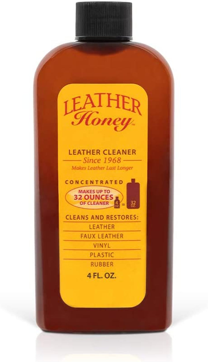 Leather Cleaner: Non-Toxic Leather Care Made in the USA since 1968. Deep Cleans Leather, Faux & Vinyl - Couches, Car Seats, Purses, Tack, Shoes & Bags. Safe Any Colors & White Leather