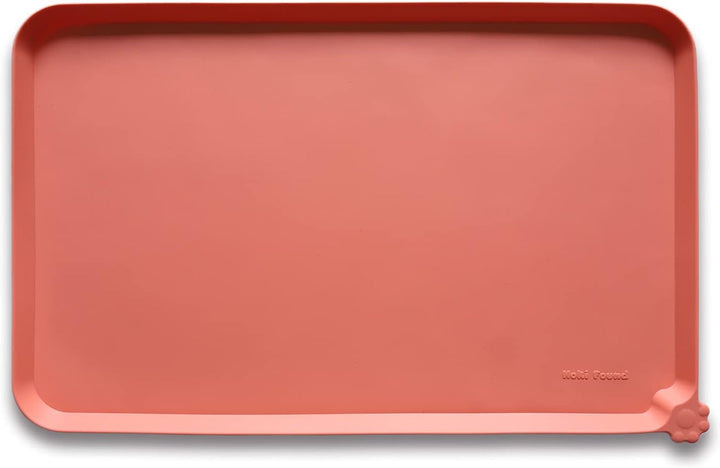 -Waterproof Pet Feeding Mats with High Lips - Multiple Size and Colors for Dogs, Cats & Others-G