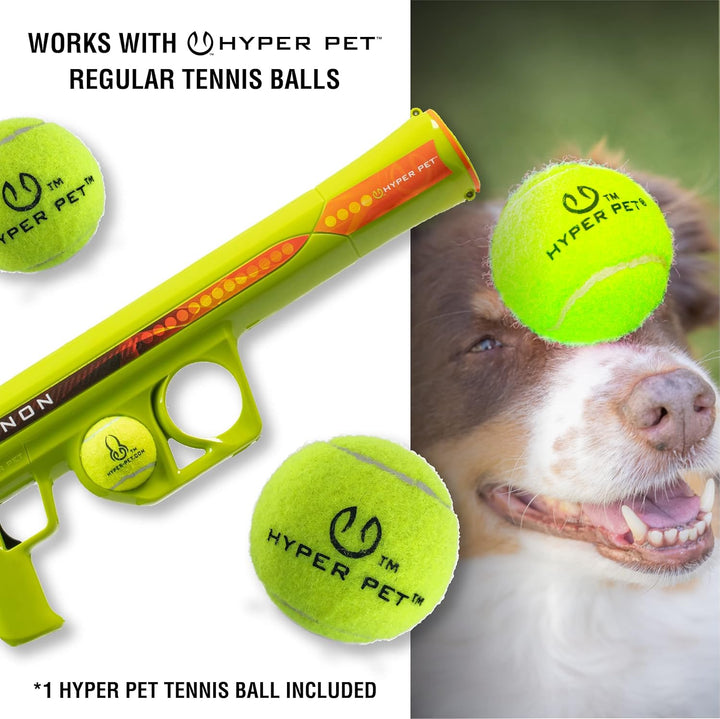 K9 Kannon Dog Ball Thrower Launcher for Dogs, All Breeds up to 60 Pounds, with One  2.5 Inch Tennis Ball, for All Breeds