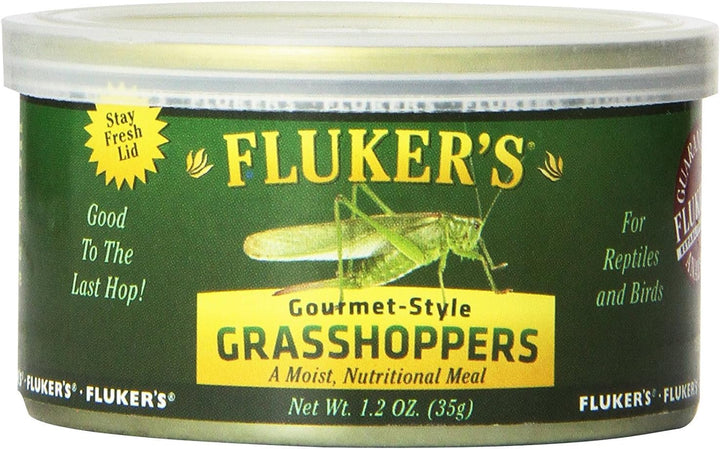 Gourmet Mealworms, Canned Food for Reptiles, Fish, Birds and Small Animals, 1.23 Oz