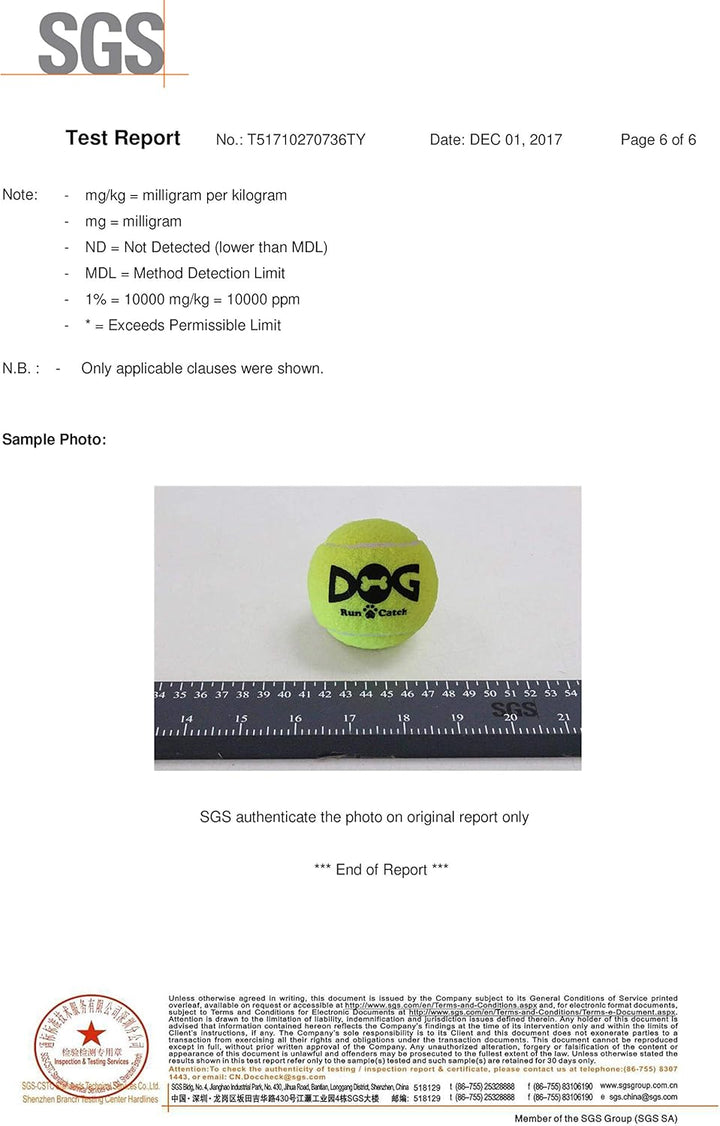 Tennis Balls for Dogs - 12 Pack 2.5'' Durable Non-Toxic Outdoor Dog Toys Balls with Mesh Bag, SGS Certified, Colorful Fetch Toys, Medium Large Breeds (Non Squeaky)