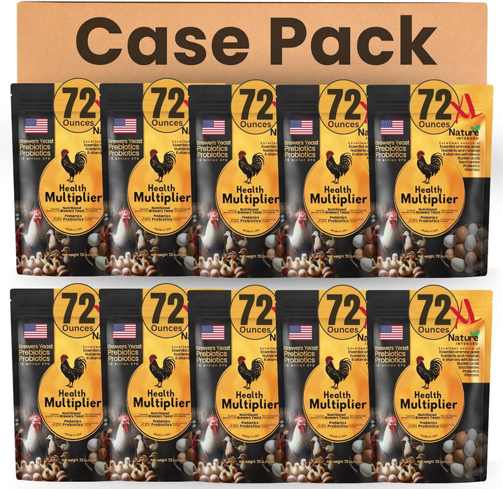Brewer'S Yeast + Probiotics + Niacin + Vitamins Supplement for Ducks, Chickens and Poultry. (Molt Recovery, Severe Stress, Egg Quality and Development) 10-Ounce Resealable Foil-Lined Pouch