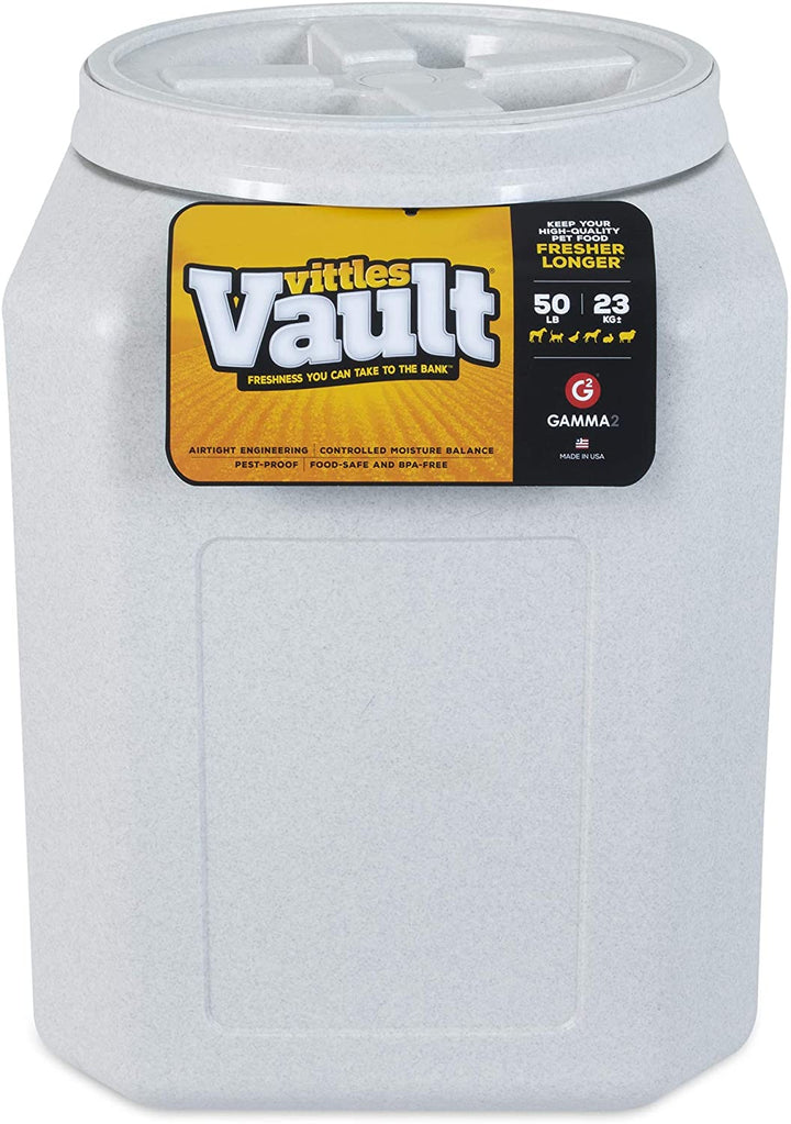 Vittles Vault Pet Food Storage Containers - Sealed Dog and Cat Food Storage Container, Fits up to 35Lbs, Made in the USA - [12"L X 16.75"H]