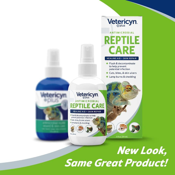 plus Reptile Wound Care Spray | Reptile Skin Repair, Help Care for Reptile Wounds, Including Scale Rot, Lamp Burns, and Shedding. 3 Ounces