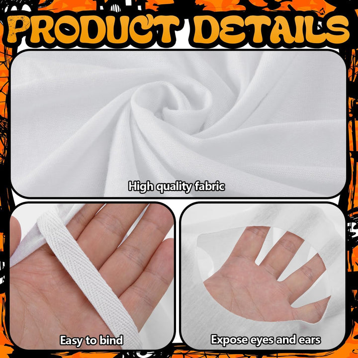 Halloween Ghost Horse Costume, Horses White Boo Ghost Cloak with Straps, Spooky Bull Ghosts Sheet Cosplay for Halloween Animal Themd Party Decoration