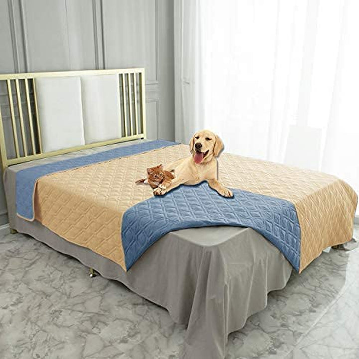 Waterproof Dog Bed Cover Pet Blanket for Furniture Bed Couch Sofa Reversible