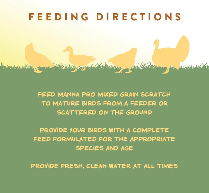 Ultimate Chicken Scratch Feed, Nutrient-Rich Scratch Grain Treat for Chickens and Poultry, Natural Multigrain Blend for Backyard Flocks and Laying Hens, Made in USA, 10 Lb Bag