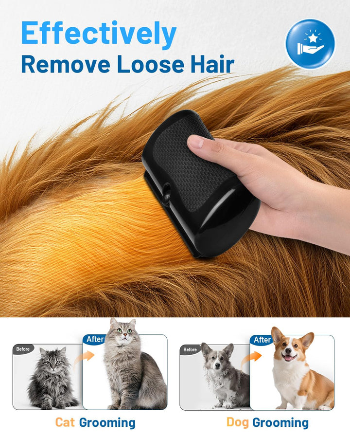 Grooming Pro Deshedding Brush, 2026 Upgraded Groomingpro Deshedding Dog Brush 2.0- Pet Hair Remover Comb, Professional Dog Brush for Shedding Short Haired and Long Haired Dogs Cats Rabbit Horse