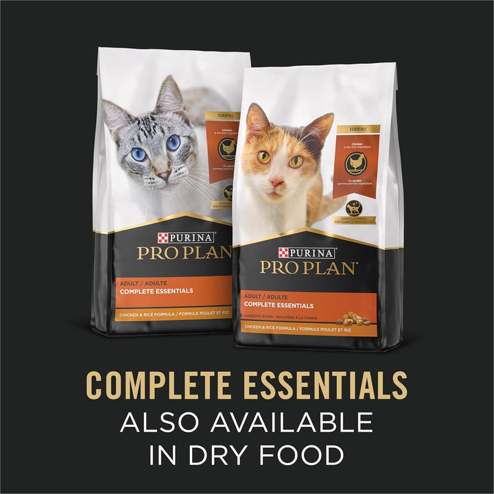 Gravy, High Protein Wet Cat Food Variety Pack, Complete Essentials Chicken and Turkey Favorites - (Pack of 24) 3 Oz. Cans