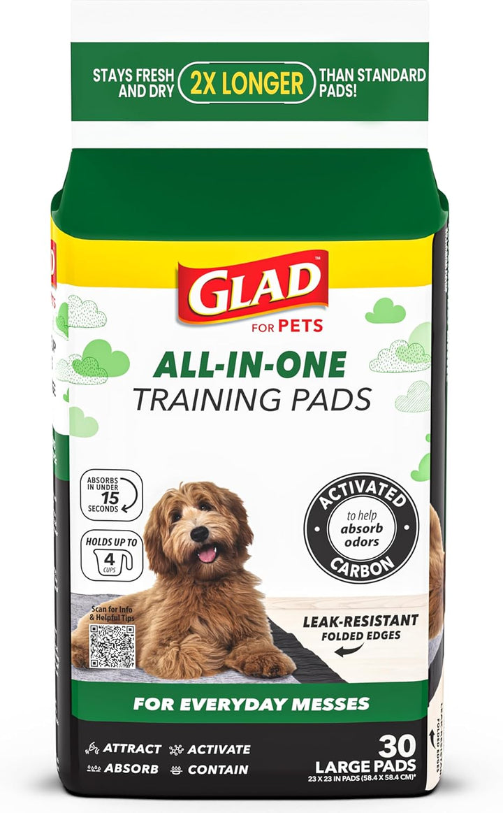 for Pets Black Charcoal Puppy Pads, 23"X23" Disposable Pee Pad That Absorbs & Neutralizes Urine Instantly, Activated Carbon Training Pads for Dogs - 100 Count