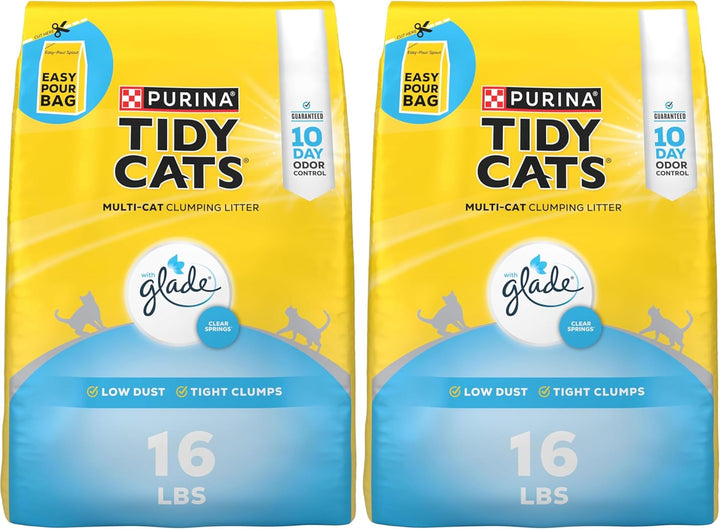 Purina  Clumping Multi Cat Litter, Glade Clear Springs - 38 Lb. Box