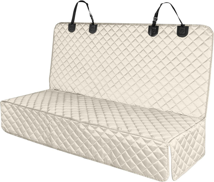 Waterproof Scratchproof Pet Bench Seat Covers for Cars, Trucks, Suvs, Nonslip Durable Back Seat Cover for Dogs, Washable Backseat Protection, Black