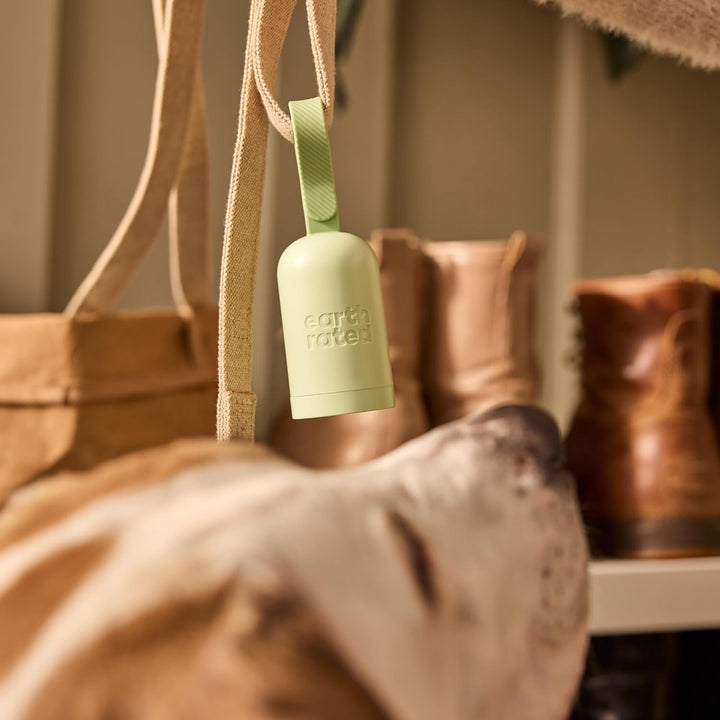 Dog Poop Bag Holder, Durable and Guaranteed Leakproof, Unscented, Dispenser with Starter Roll