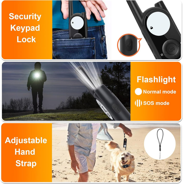 Wireless Dog Fence System for 2 Dogs - up to 3500Ft Adjustable Electric Fence,Waterproof Training Collar Rechargeable,Pet Containment System for Large Medium Dogs